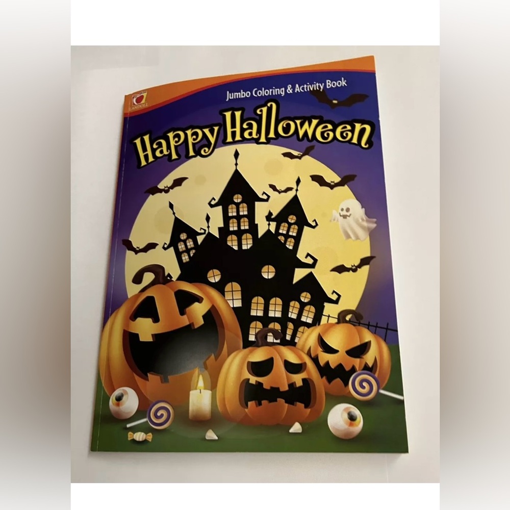 New Halloween Jumbo Coloring & Activity Book Happy Halloween Landoll 2024